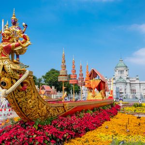 Vlucht naar Bangkok