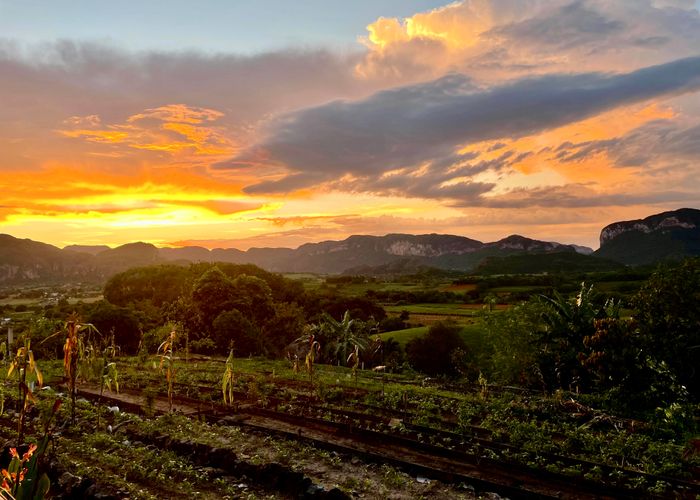 Zonsondergang Cuba