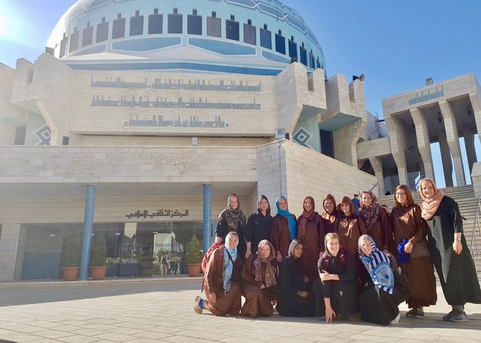 King Abdullah Mosque Amman in Jordanië