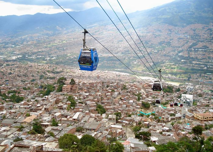 Medellin Colombia kabelbaan